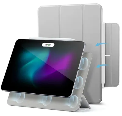 Produktbild von ESR Rebound Magnetic Case| Apple iPad Pro 11" 2024| grau| 1B1960503