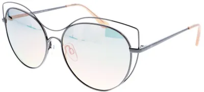 Produktbild von H.I.S sonnenbrille polarisiert Damen Schmetterling Kat. 2. grau/blau