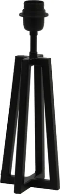 Produktbild von Lampenfuß - Schwarz matt - Metall - H 31 cm
