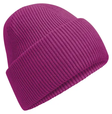 Produktbild von Beechfield - "Classic" Mütze Gefertigte Krone für Herren/Damen Uni FK1803 (Einheitsgröße) (Festival Fuchsie)