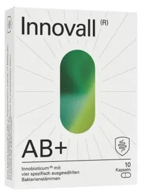 Zdjęcie produktu dla Innovall AB+ kapsułki na biegunkę związaną ze stosowaniem antybiotyków, 10 kapsułek