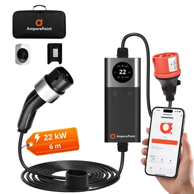 Obrázek produktu pro Nabíječka pro elektromobil / plug-in hybrid Typ 2 Ampere Point 32A Q 22 kW 6M