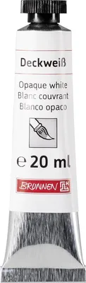 Image de 12XBRUNNEN 1048804 Deckweiß-Tube 20ml