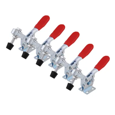 Obrázek produktu pro 5pcs GH-225-D Toggle Clamp Quick Release Tool Horizontal 227Kg Holding Capacity Fixture Clamps