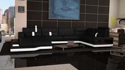 Produktbild von Ecksofa U Form 216 x 382 x 203 cm