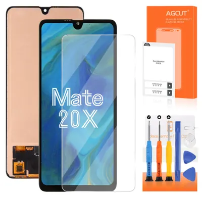 Ersatz-LCD für Huawei Mate 20 X, Schwarz, inkl. Werkzeug