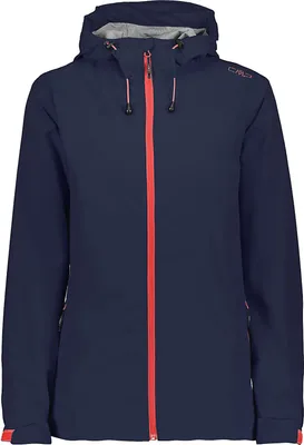 Produktbild von Cmp Woman Rain Jacket Fix Hood N950 Black Blue 44