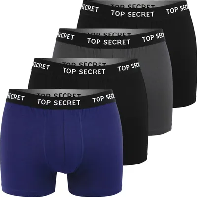 Obrázok produktu pre Top Secret Bokserki Męskie Bawełniane 4-Pak Rozmiar Xl