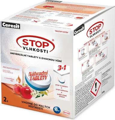 Immagine prodotto di Ceresit moisture absorber confezione di ricarica 2x300g profumo di frutta aria ambiente
