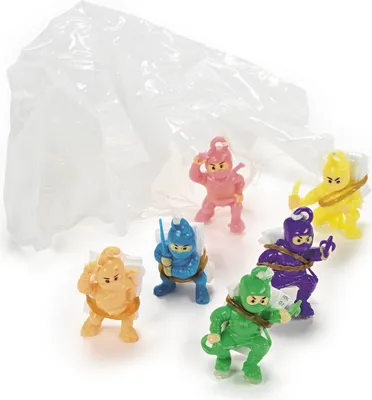 Produktbild von Ninja Spielfiguren mit Fallschirm 12 Stück