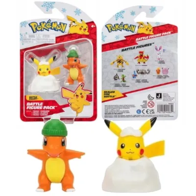 Produktbild von Pokemon Figur Pikachu Charmander Jazwares