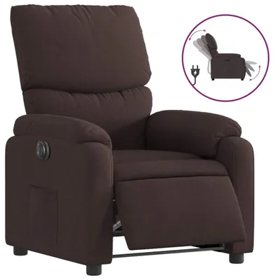 Produktbild von vidaXL Relaxsessel Elektrisch Dunkelbraun Stoff