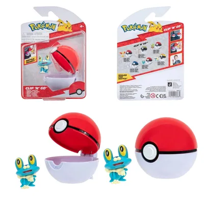 Produktbild von Pokemon Figur Froakie Clip N Go Poke Ball
