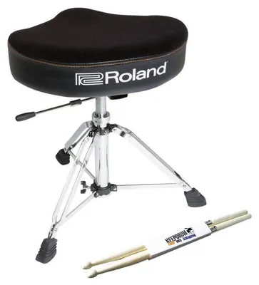 Image de Roland RDT-SH tabouret hydraulique pour batterie avec baguettes