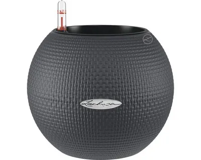 Obrázek produktu pro Samozavlažovací květináč Lechuza Puro Color plastový Ø 20 v. 16 cm šedý