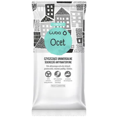 Obrázek produktu pro Čistící ubrousky s octem - různé povrchy 24 ks