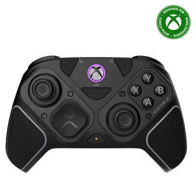 Produktbild von Turtle Beach Victrix Pro BFG Reloaded Wireless Modular Xbox Controller Schwarz - Offiziell Lizenziert von Xbox, Gamepad, PC, Xbox One, Xbox Series S, Xbox Series X, Schaltfläche Zurück, D-Pad, Verkabelt & Kabellos, Bluetooth/USB, USB Typ-C