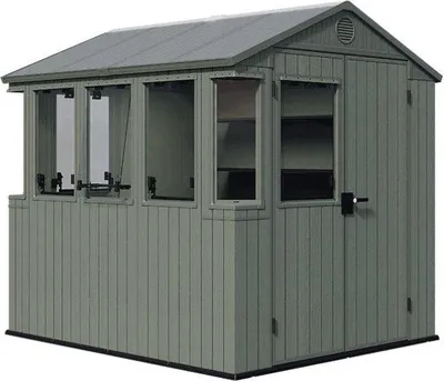 Produktbild von Gartenhaus Keter Darwin Potting Shed 2in1 – grün