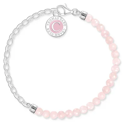Produktbild von Thomas Sabo Charm-Armband A2130-067-9 Silber/Rosenquarz