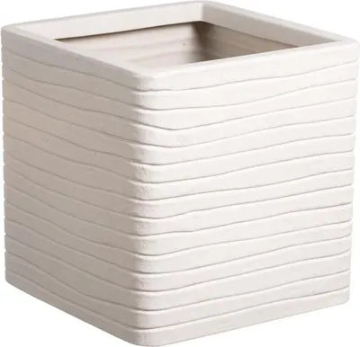 Image de Pot de fleur carré Banbury, 30.5cm x 30cm H, Couleur pierre