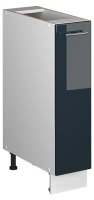 Produktbild von Apothekerschrank Vicco Fame-Line Dunkelblau Hochglanz/Weiß 20 cm ohne Arbeitsplatte, Model 61672
