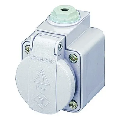 Produktbild von MENNEKES Elektrotechnik GmbH & Co. KG Aufbausteckdose Schuko 10081 16A2P+E 230V (10081)