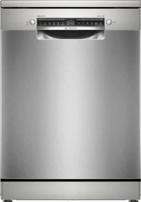 Obrázok produktu pre Bosch Serie 4 SMS4EMI06E, Voľne stojaci, Úplná veľkosť (60 cm), Nerezová oceľ, Strieborná, Tlačidlá, 1,75 m