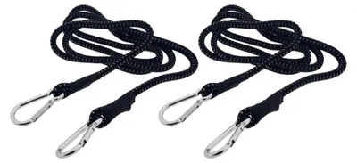 Produktbild von 2er Set Gepäckspanner 1,5 m mit Karabinerhaken