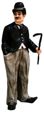Image de Design Chaplin Figure Statue Statues Décoration Décoration 5358 Nouveau