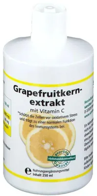 Produktbild von sanitas Grapefruitkernextrakt Tropfen, 250 ml Lösung