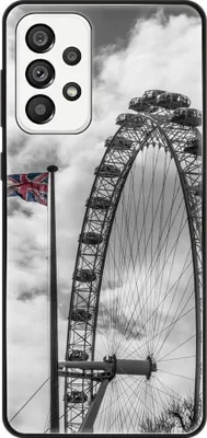 Produktbild von König Design Hülle kompatibel mit Samsung Galaxy A73 5G Kunststoff Soft Handyhülle - Handy Case London Riesenrad