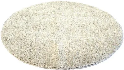 Produktbild von Kinzler hochwertige Mikrofaser Badematte, 90 cm rund, mit rutschfestem Rücken, silber; J-10001/30