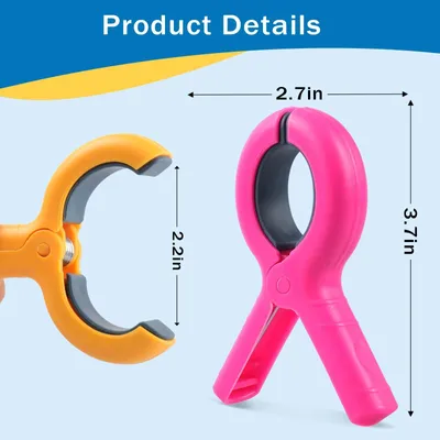 Imagen del producto de Soportes para toallas de plástico resistente, juego de 4 unidades, para sillas de playa