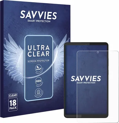 Produktbild von 18x Für Lenovo Tab One 8.7" Schutzfolie Savvies Displayschutz Display Schutz Folie Klar Transparent