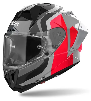 Productafbeelding van Airoh GP 800 Competition carbonhelm, zwart/grijs/rood, maat M (57/58)