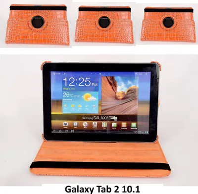 Produktbild von Samsung Orange Book Case Tablet for Galaxy Tab 2 10.1