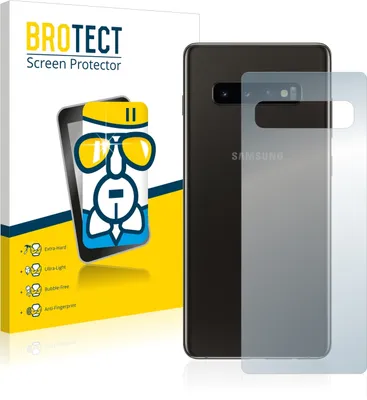 Produktbild von BROTECT Schutzglas für Samsung Galaxy S10 (Rückseite) Schutzfolie Panzer Folie Glas Display Schutz klar