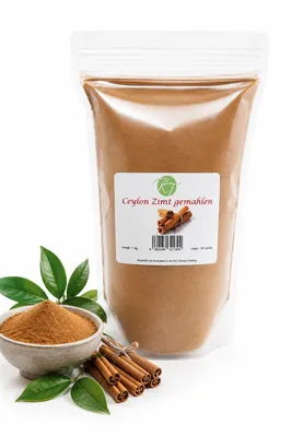 Produktbild von 1000 g / 1 Kg Ceylon Zimt gemahlen Zimtpulver Cinnamon - 1A Qualität