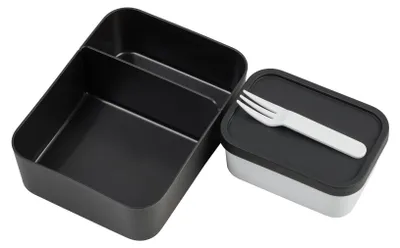 Produktbild von Mepal Bento-Einsatz für Lunchbox Take a Break Large | Nordic Black | praktischer Facheinsatz für getrennte Aufbewahrung | BPA-frei | spülmaschinenfest | ideal für Snacks & Meal Prep