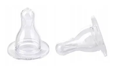 Immagine prodotto di Canpol babies Tettarella in silicone rotonda, stretta - 2 pezzi in confezione, 3m+