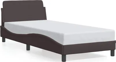 Obrázek produktu pro vidaXL Rám postele "Dover" tmavě hnědý 90x200 cm látka
