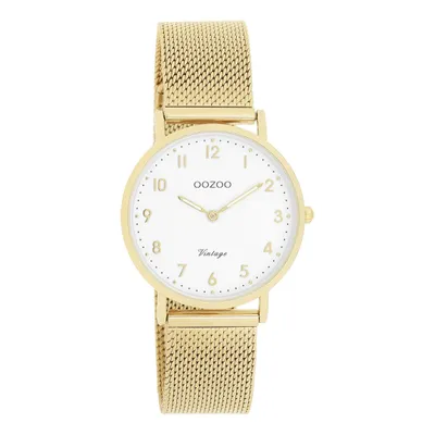 Produktbild von Oozoo Armbanduhr gold Metall Vintage Series Damen-Herren Analog-Quarzuhr UOC20347