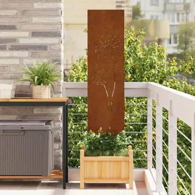 Produktbild von vidaXL Garten Sichtschutz-Leinwand Rostoptik 32 x 140 cm