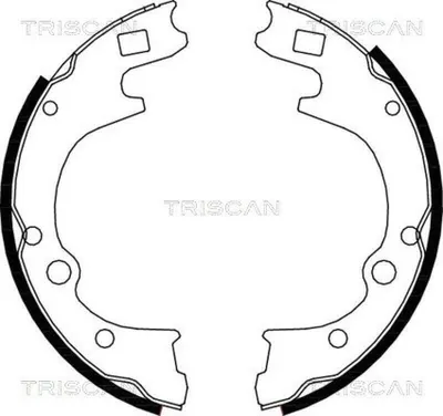 Produktbild von TRISCAN Bremsbackensatz Hinten 8100 50604