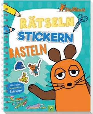 Produktbild von Die Maus - Rätseln, Stickern, Basteln