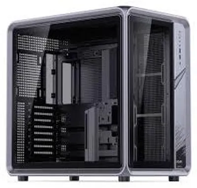 Productafbeelding van Jonsbo X400, grijs, tower, computer, zwart, Mini-ITX, Micro ATX, ATX, ABS (acrylonitril-butadieen-styreen), kunststof, gehard glas, 17,6 cm