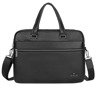 Produktbild von Herrenhandtasche aus echtem Leder B Cavalli Reißverschluss mit verstellbarem Schultergurt Blu UNICA 40x30x12 cm