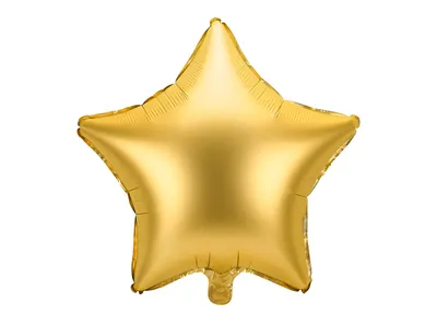 Zdjęcie produktu dla Balon foliowy Gwiazda, złota  48cm