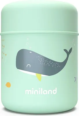 Zdjęcie produktu dla Miniland Ocean Termoska Wieloryb, 280 ml