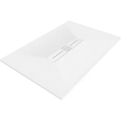 Zdjęcie produktu dla Mexen Toro brodzik prostokątny SMC 130 x 80 cm, biały, maskownica biała - 43108013-W